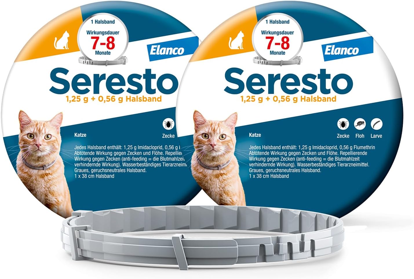 Seresto Zeckenhalsband im Sparset für Katzen